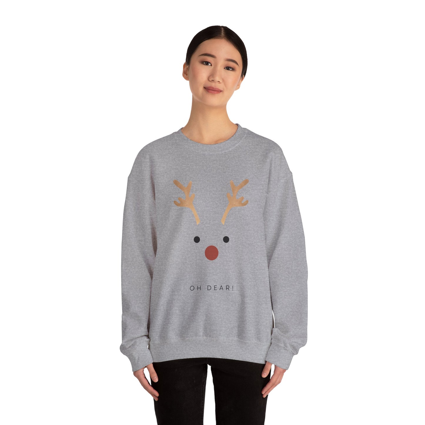 Rentier Sweater – Kuscheliger Unisex-Pullover für die Feiertage