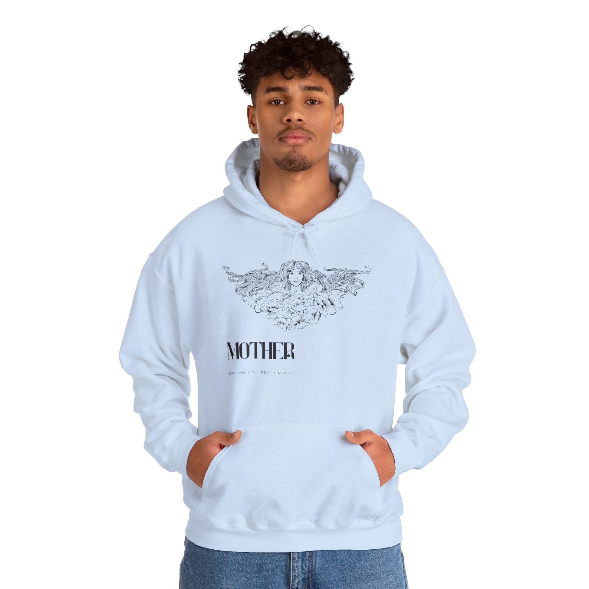Unisex Oversized Hoodie | Mother Floral Print - Melioras