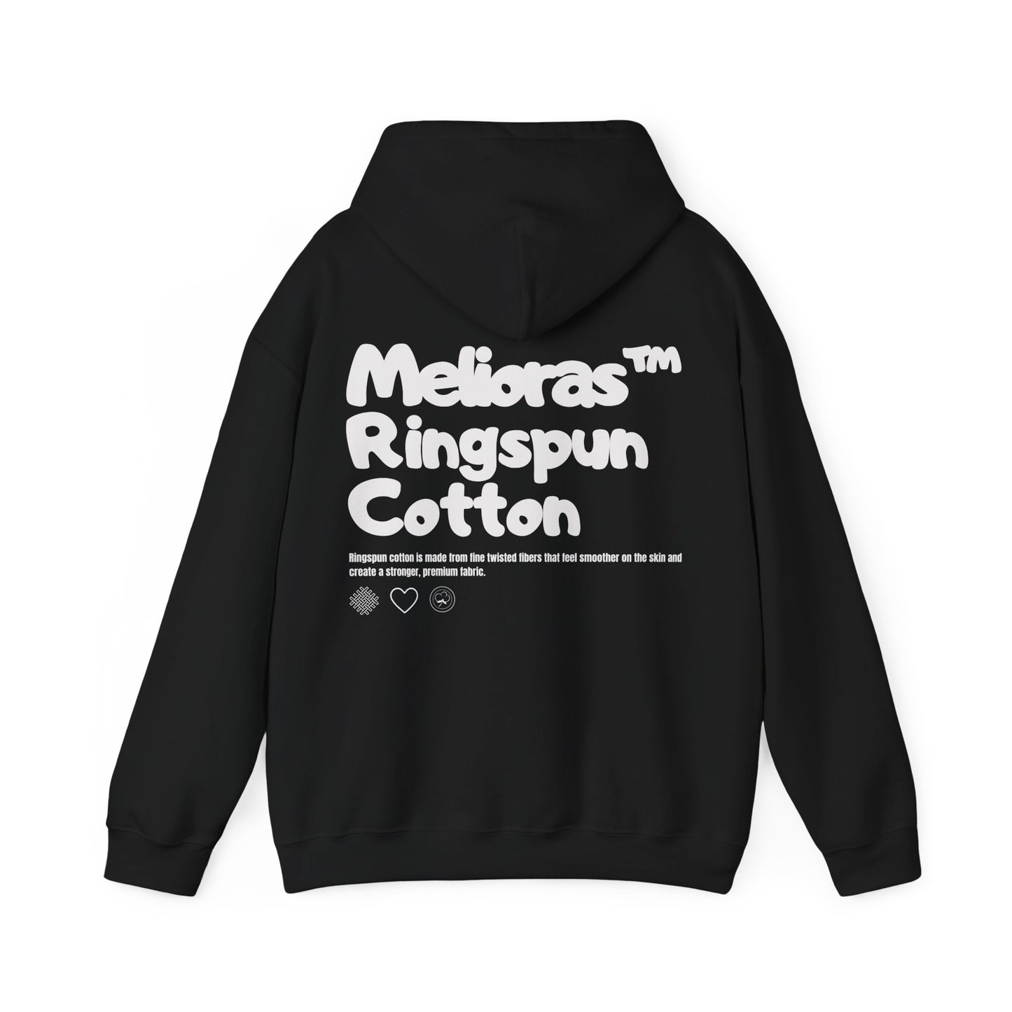 Premium Ringspun Cotton Hoodie | Melioras™ | 271g/m²
