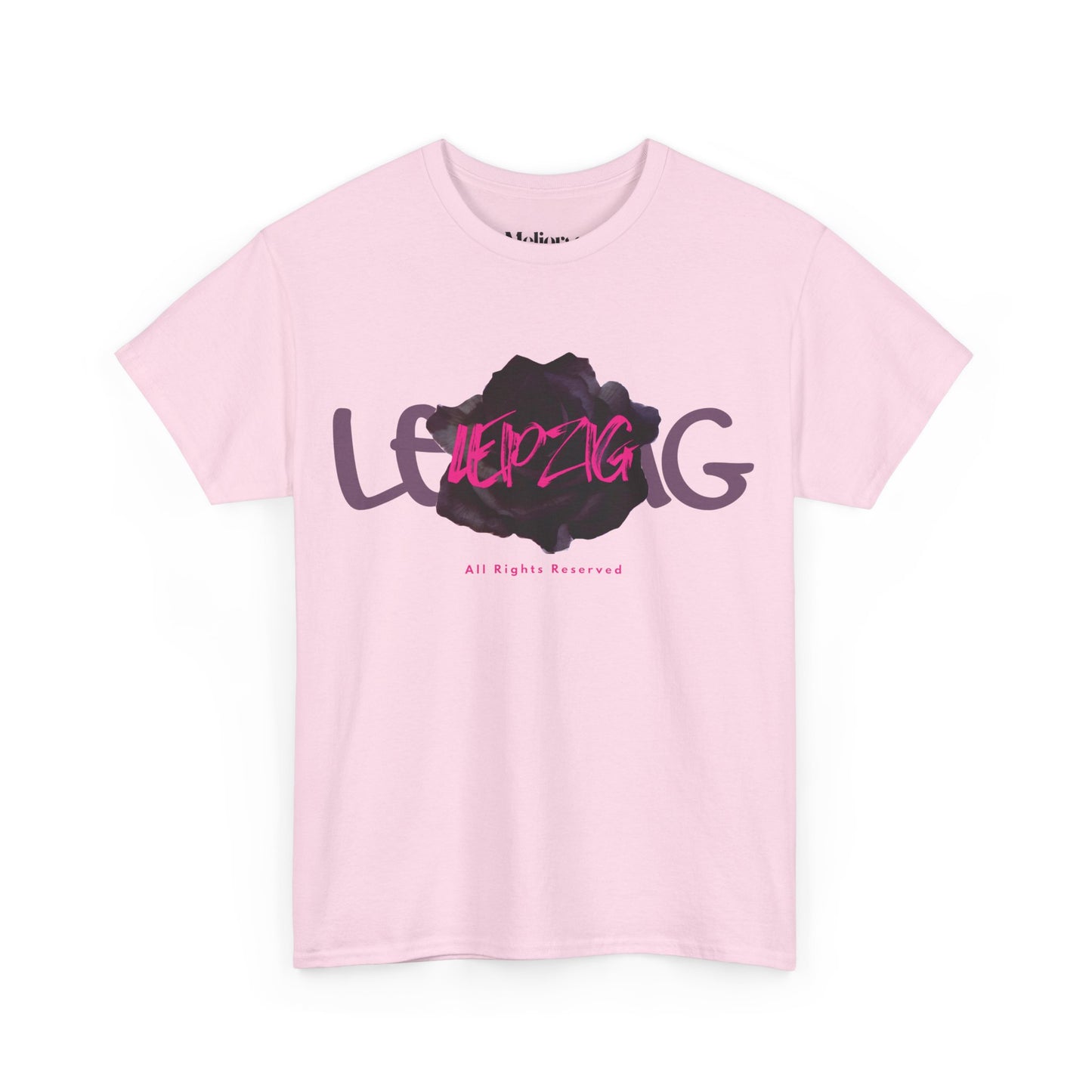Leipzig Noir T-Shirt – 180 GSM Baumwolle | Melioras