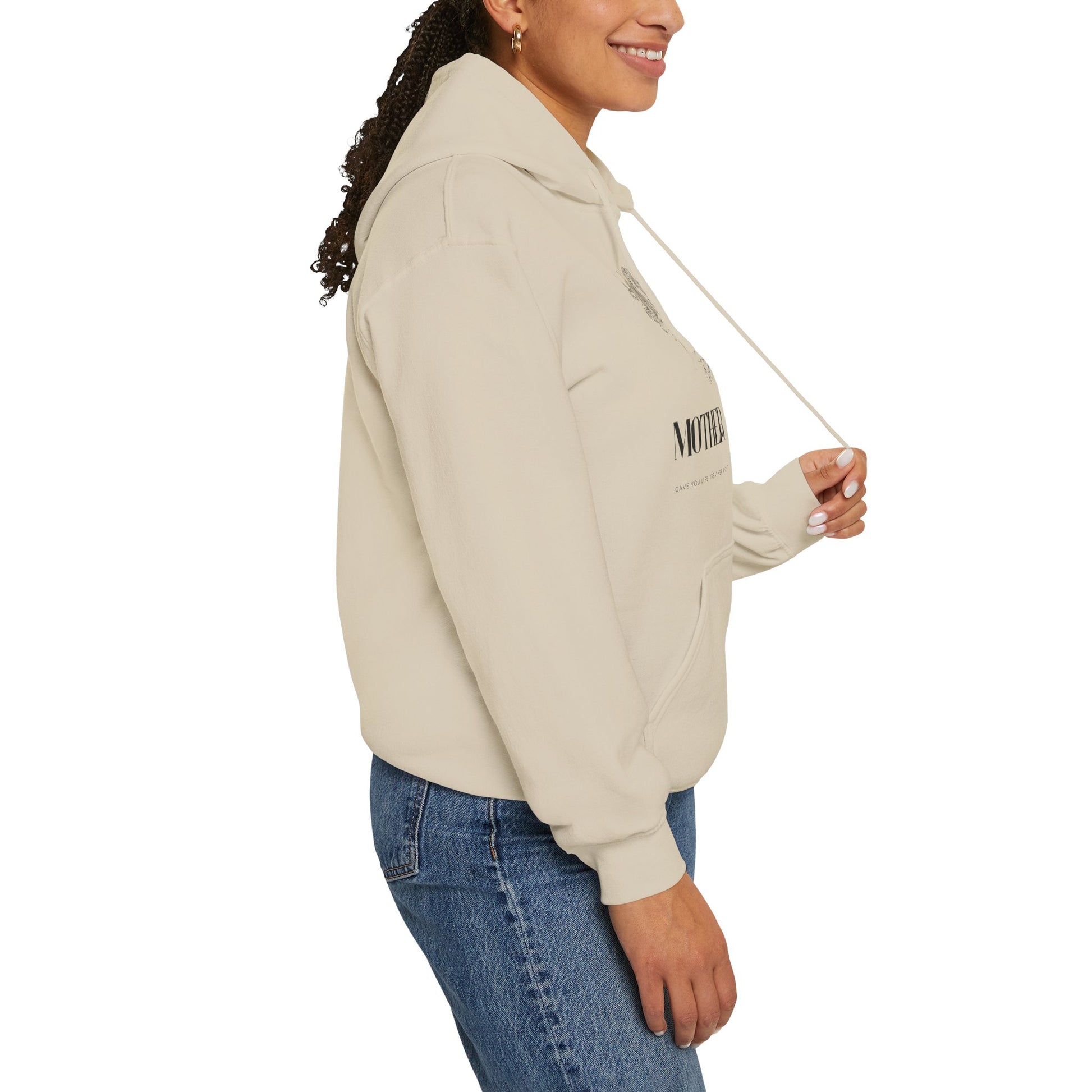 Unisex Oversized Hoodie | Mother Floral Print - Melioras