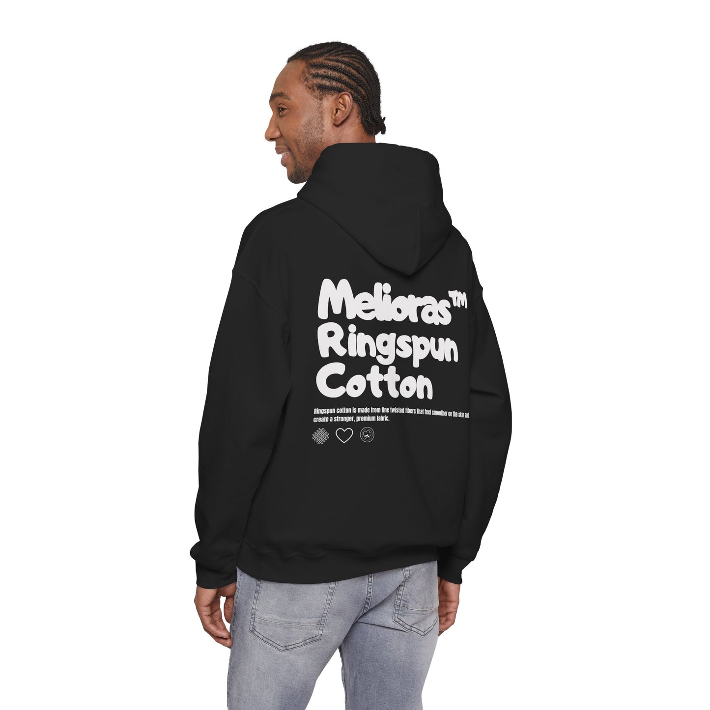 Premium Ringspun Cotton Hoodie | Melioras™ | 271g/m²