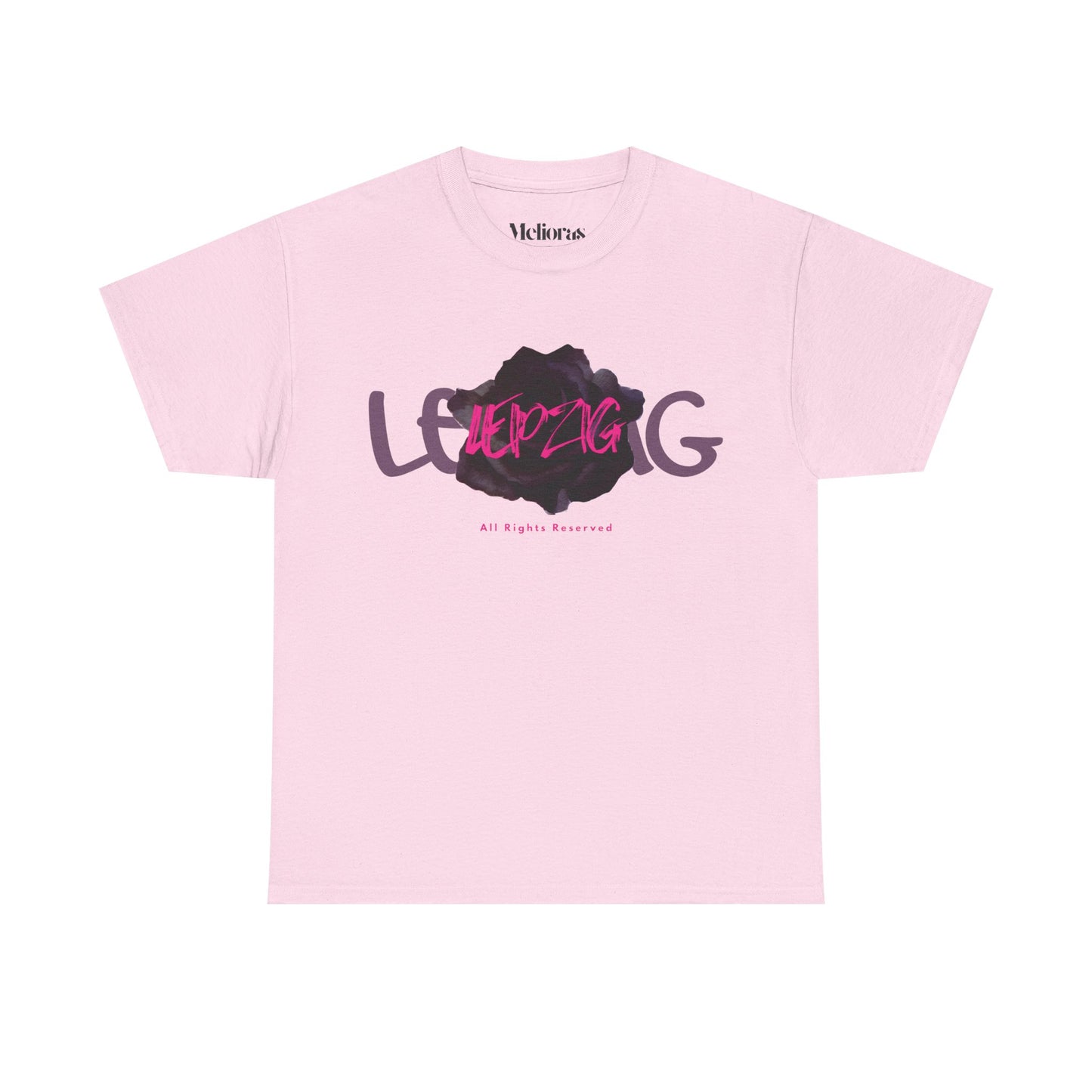 Leipzig Noir T-Shirt – 180 GSM Baumwolle | Melioras