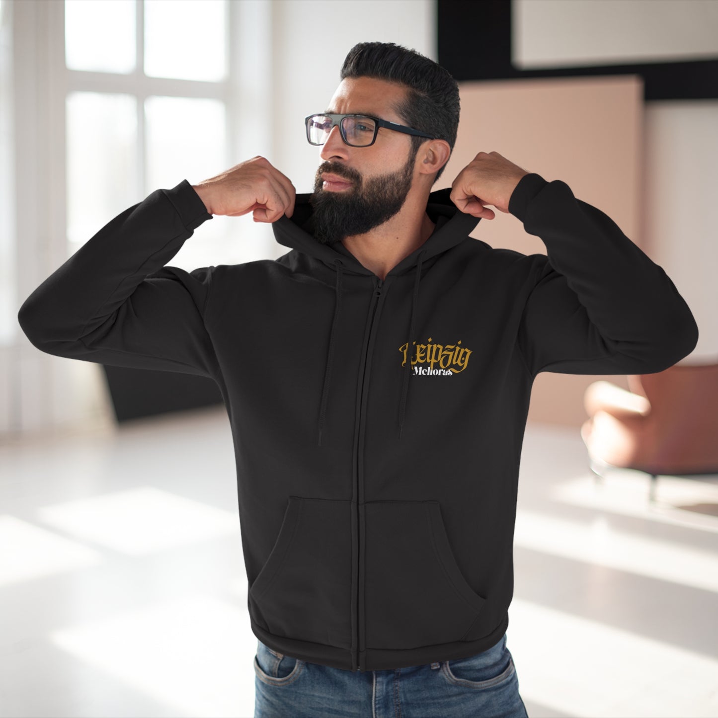 Leipzig Spirit Zip-Hoodie - Unisex Streetwear