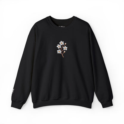 Kirschblüten Premium Stick Pullover | Unisex - Melioras