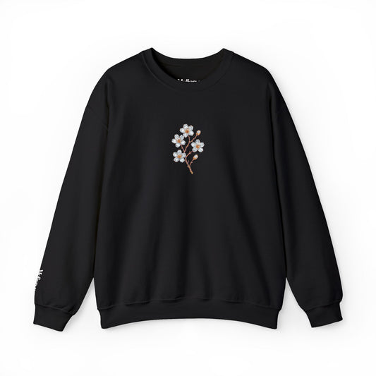Kirschblüten Premium Stick Pullover | Unisex - Melioras