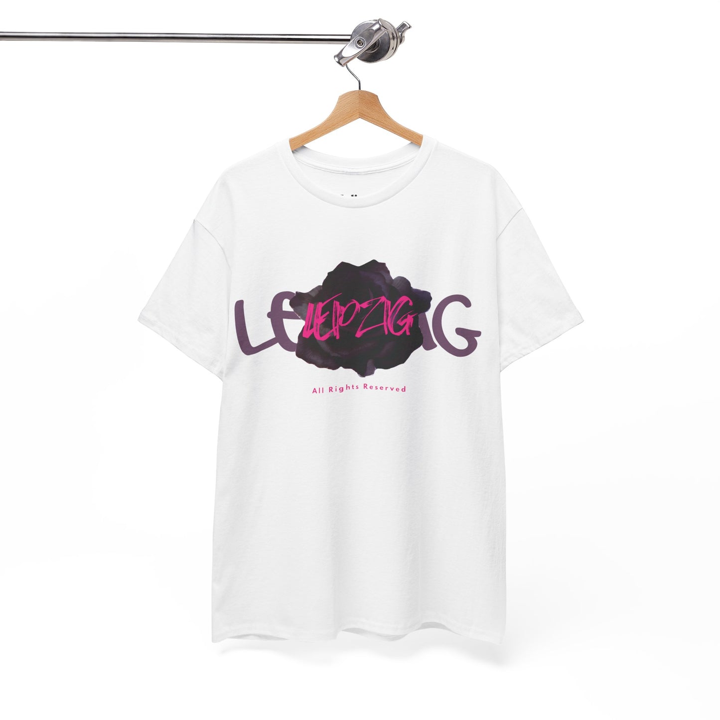 Leipzig Noir T-Shirt – 180 GSM Baumwolle | Melioras