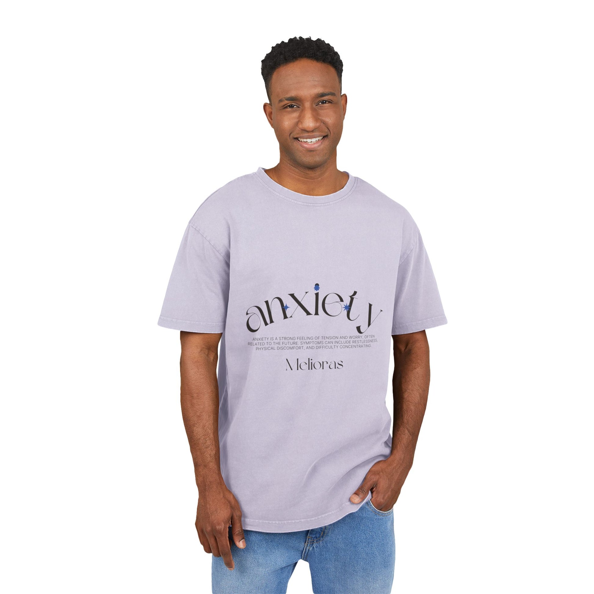 Vintage-Waschung Oversized T-Shirt - Melioras