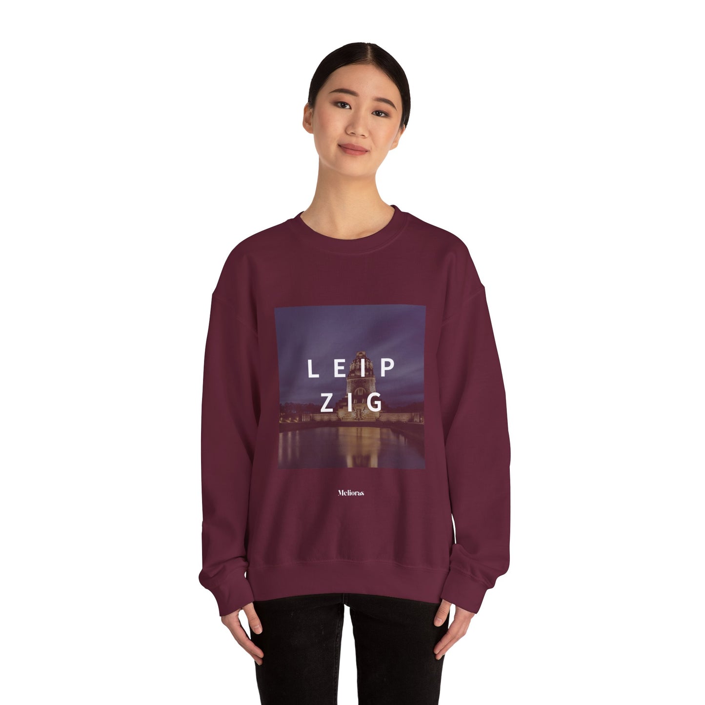 Leipzig Heavy Blend Sweatshirt – Homebase Edition by Melioras