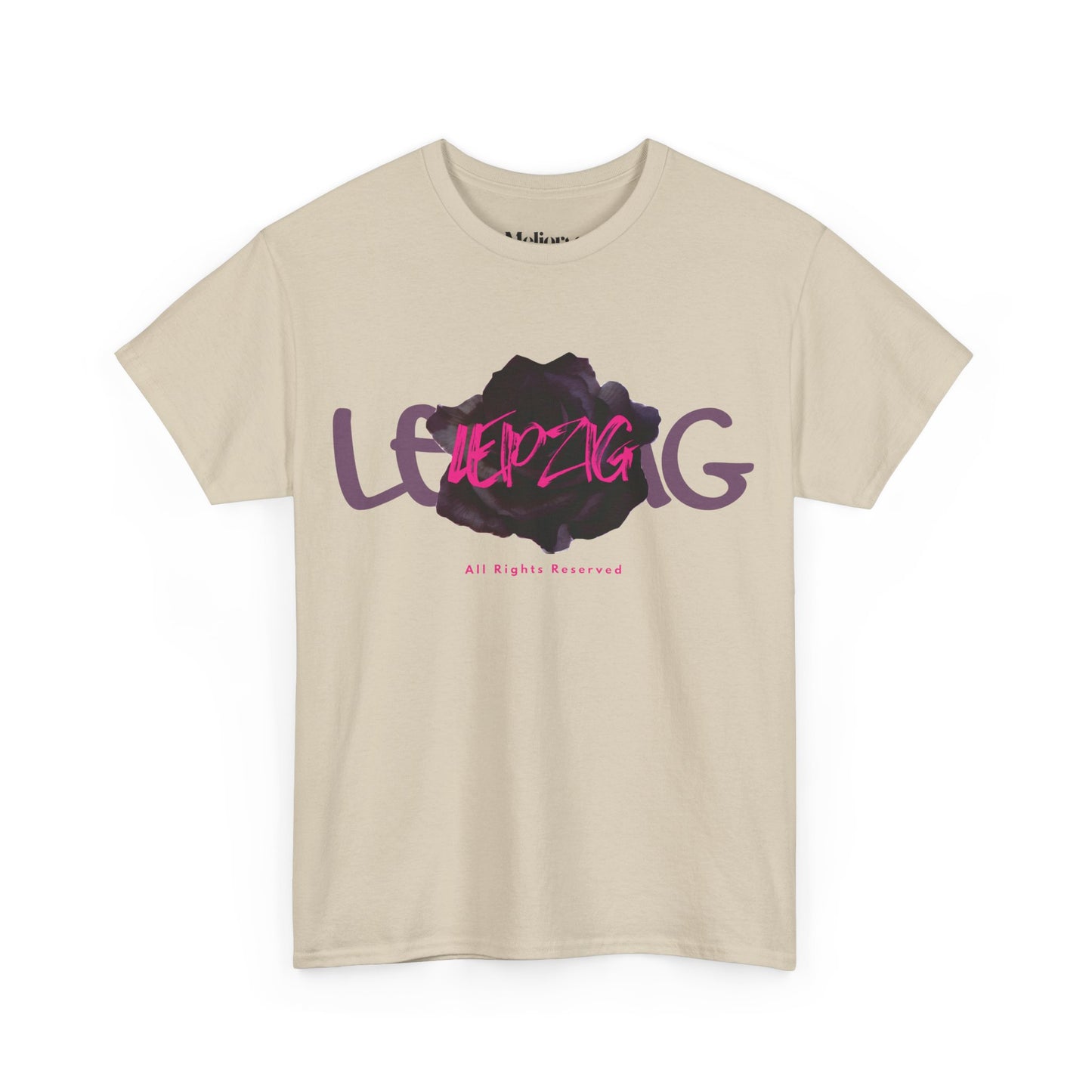 Leipzig Noir T-Shirt – 180 GSM Baumwolle | Melioras