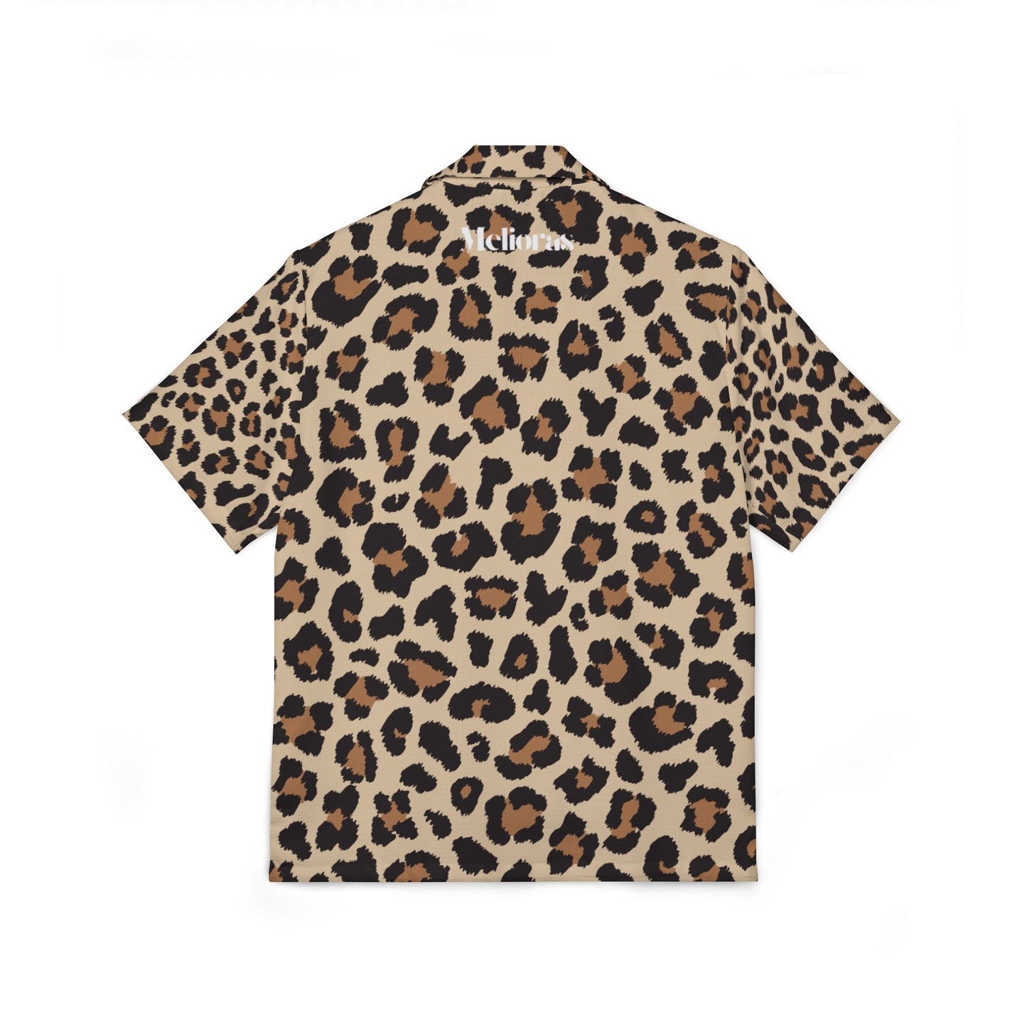 Leopard Print Herren Hawaiianisches Camp-Shirt – Perfekt für entspannte Abende, Partys und mehr.