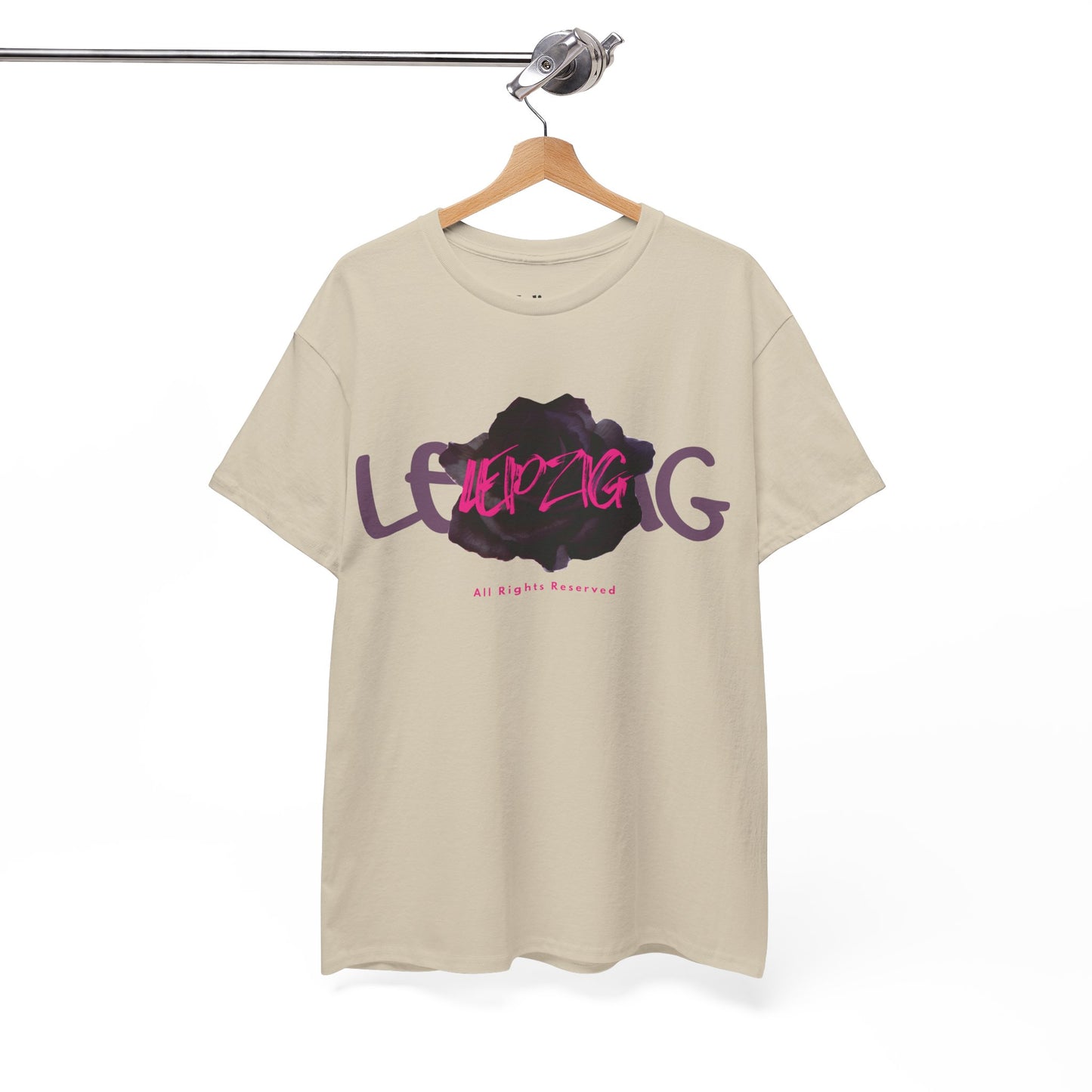Leipzig Noir T-Shirt – 180 GSM Baumwolle | Melioras