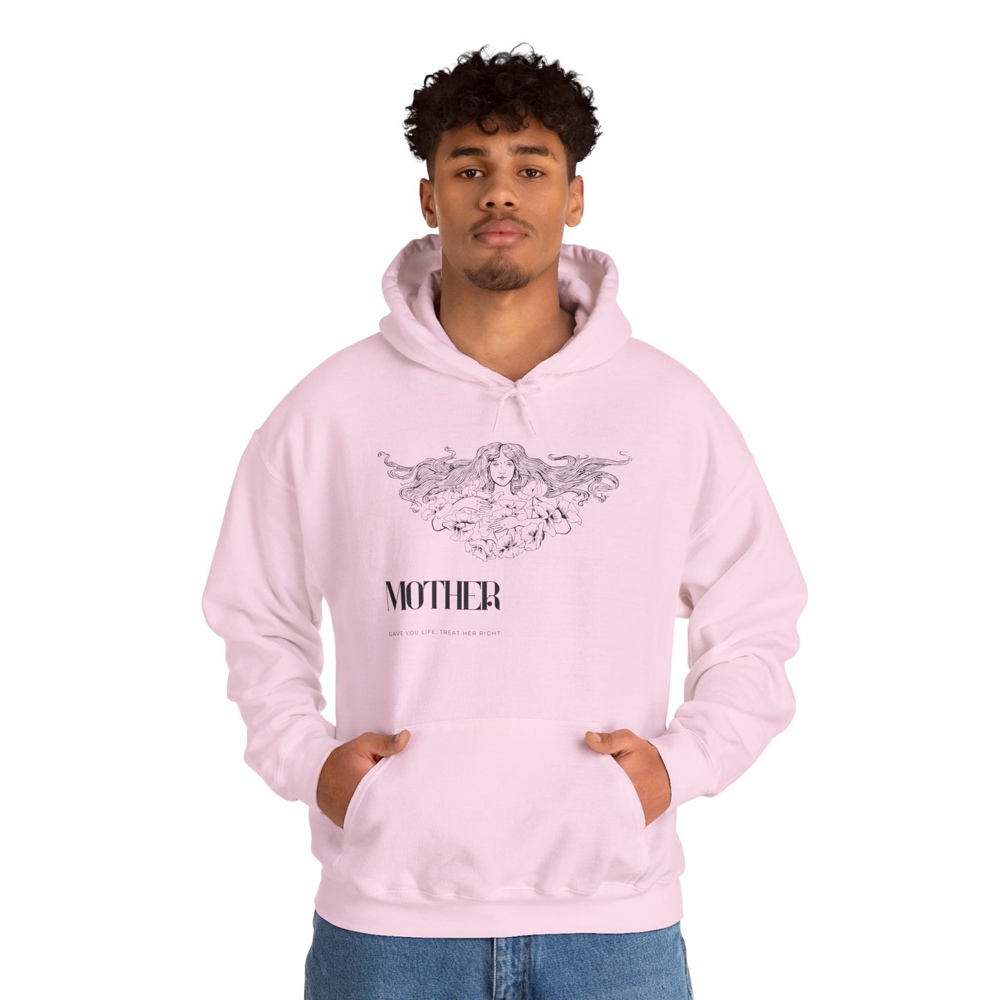 Unisex Oversized Hoodie | Mother Floral Print - Melioras
