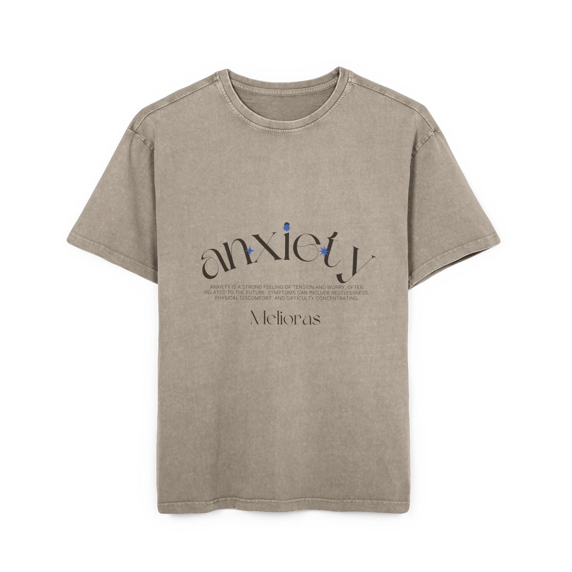 Vintage-Waschung Oversized T-Shirt - Melioras
