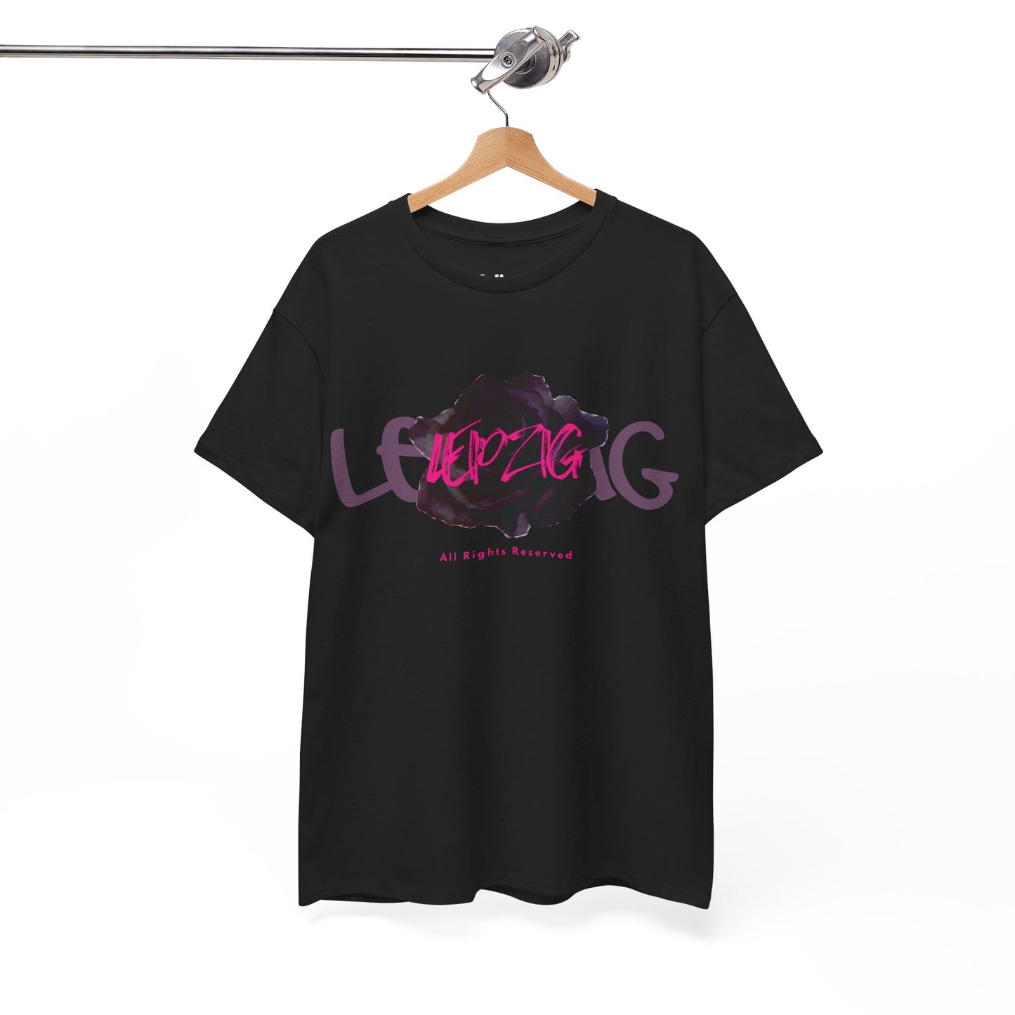 Leipzig Noir T-Shirt – 180 GSM Baumwolle | Melioras