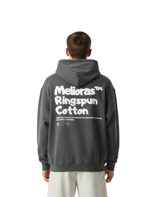 Premium Ringspun Cotton Hoodie | Melioras™ | 271g/m²