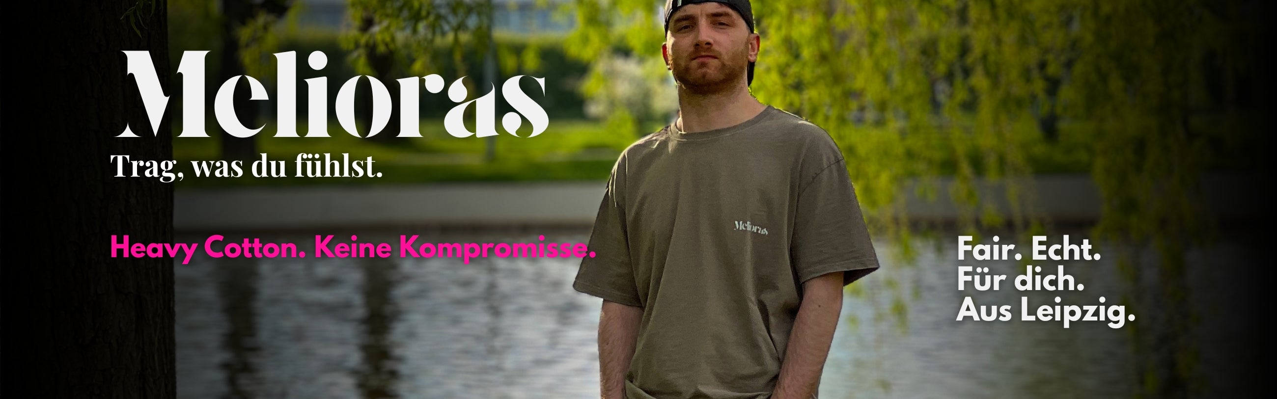 Melioras Oversized T-Shirt aus schwerer Baumwolle – fair produziert in Europa